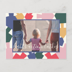 Cartão Postal De Convite Sonhos de dança de Chanukah Hanukkah