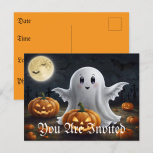 Cartão Postal De Convite "Spooky Delight"
