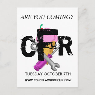 Cartão Postal De Convite SULLIVAN HALL 10/07/08 2.0- Personalizada