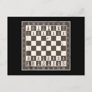 Cartão Postal De Convite Traje de Halloween de Tabuleiro de Xadrez Legal Ro