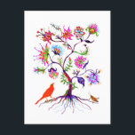 Cartão Postal De Convite Uma árvore da vida<br><div class="desc">Uma árvore da vida</div>