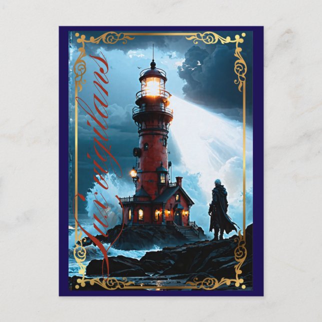 Cartão Postal De Convite vigilantes Lux (Frente)