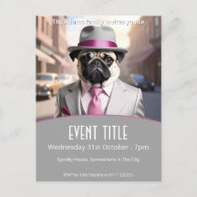 Vintage Gangster Pug