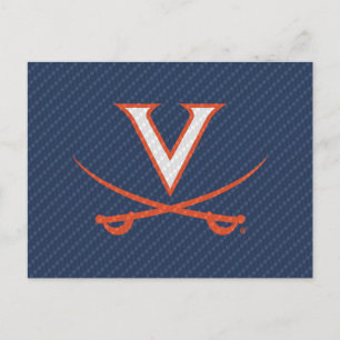 Cartão Postal De Convite Virginia Cavaliers Fibra de Carbono