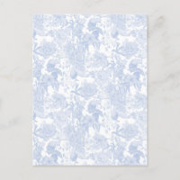 Vitoriano Floral Toile de Wedgewood Azul
