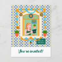 Vizinho da Festa Português do santo John Português