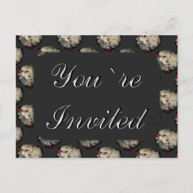 Cartão Postal De Convite Você é Convidado (Frente)