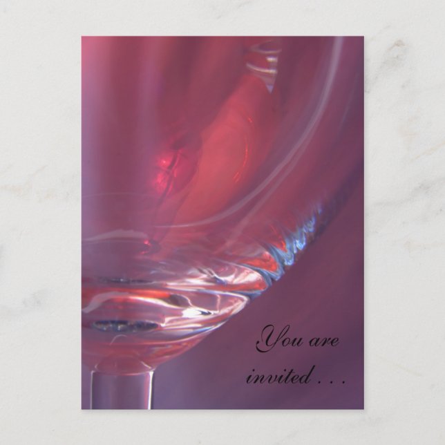 Cartão Postal De Convite Você está convidado. . (Frente)