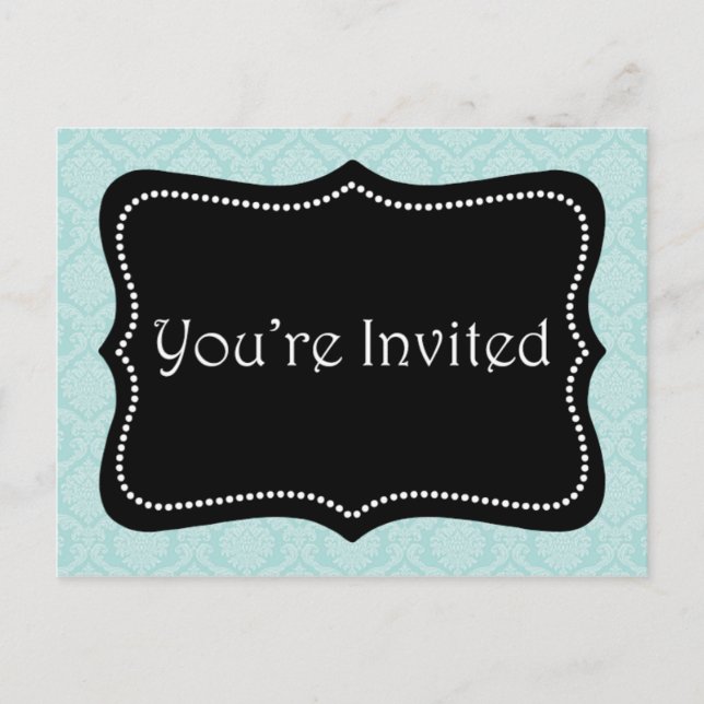 Cartão Postal De Convite Você Está Convidado (Frente)