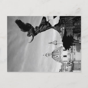 Cartão Postal De Convite Vôo a Roma