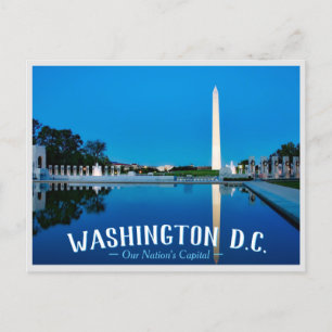 Cartão Postal De Convite Washington, C.C. - o capital da nossa nação
