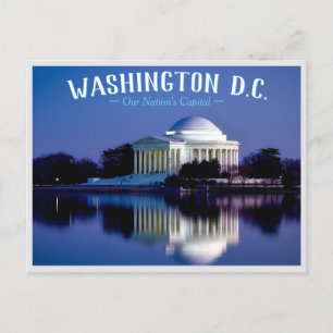 Cartão Postal De Convite Washington, C.C. - o capital da nossa nação
