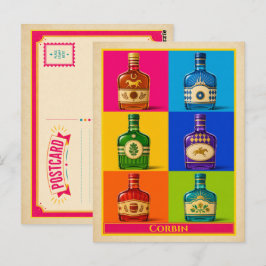 Cartão Postal de Corbin Kentucky Bourbon Arte Pop