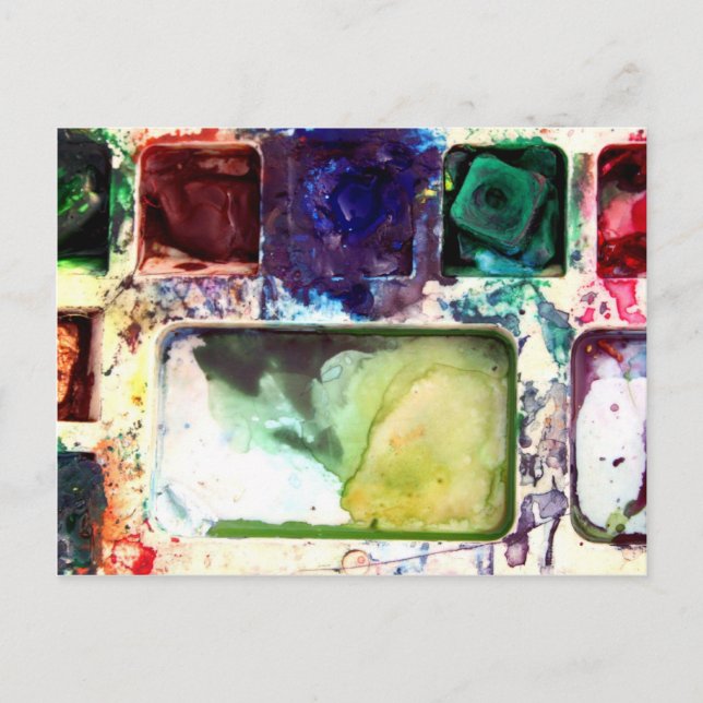Cartão postal de cores PALETTE (Frente)
