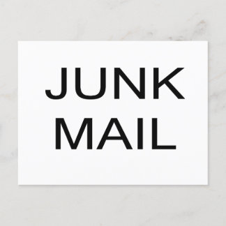 Cartão postal de CORREIO JUNK