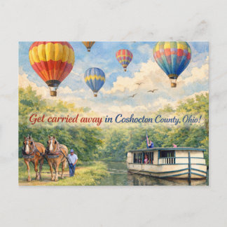 Cartão postal de Coshocton Ohio