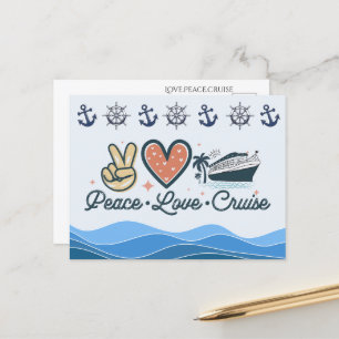 Cartão postal de Cruzeiro Peace Love