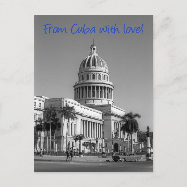 Cartão Postal De Cuba com amor (Frente)