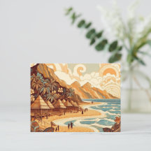 Cartão postal de cultura insular 04