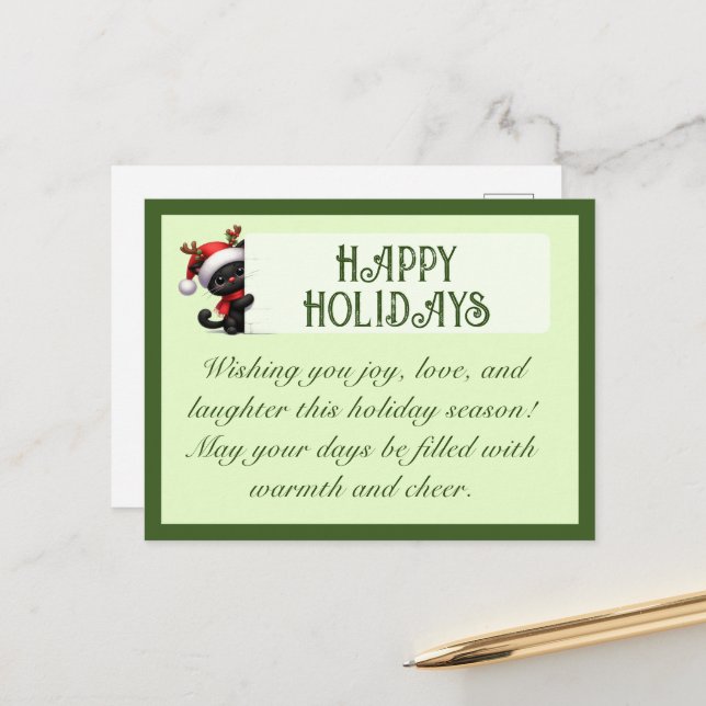 Cartão Postal de Cumprimentos Personalizável de Ga (Frente/Verso In Situ)