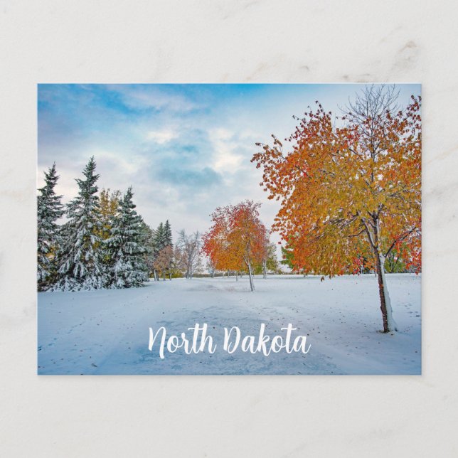 Cartão postal de Dakota do Norte (Frente)
