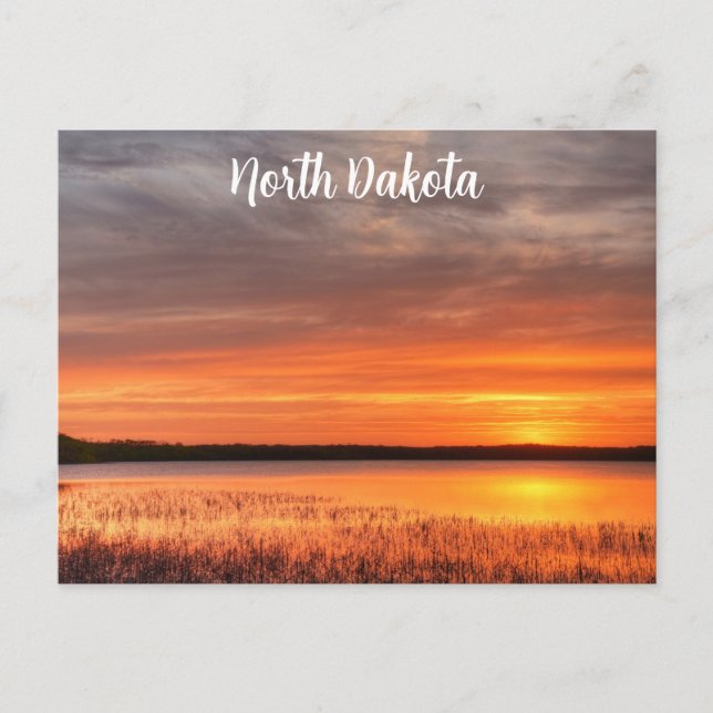 Cartão postal de Dakota do Norte (Frente)