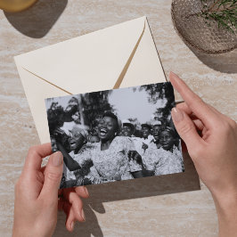 Cartão postal de dançarina "Vintage Happy Black Wo