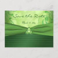 Cartão postal de data de salva do Nó de Amor Celta