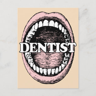 Cartão postal de dentista