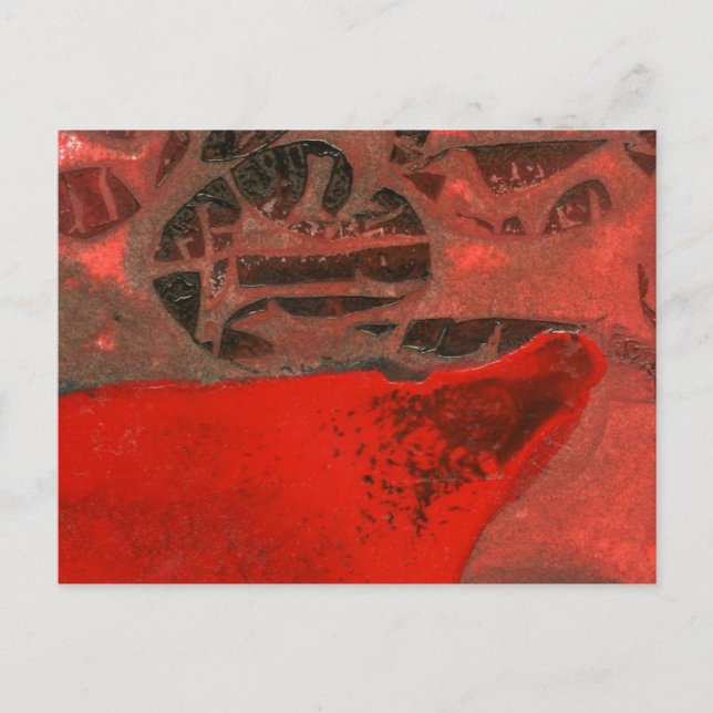 Cartão postal de design abstrato do "Mesa Rock 3" (Frente)