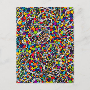 Cartão Postal de Design de Arte de Fábrica de Bala