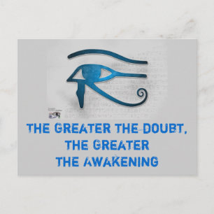 Cartão postal de despertar maior