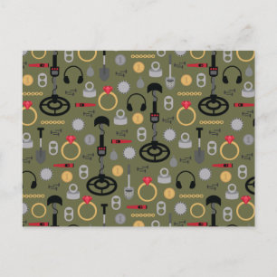 Cartão Postal de Detecção de Metal