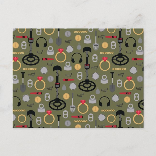 Cartão Postal de Detecção de Metal (Frente)