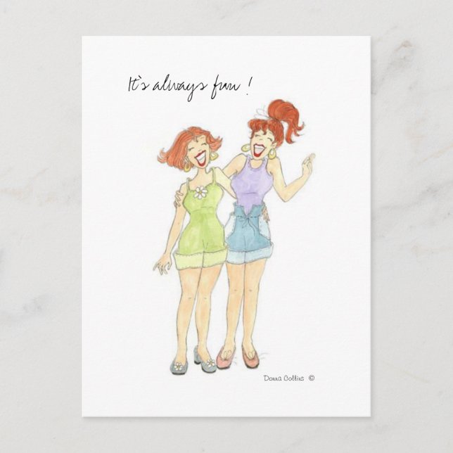 Cartão postal de devolução personalizado (Frente)