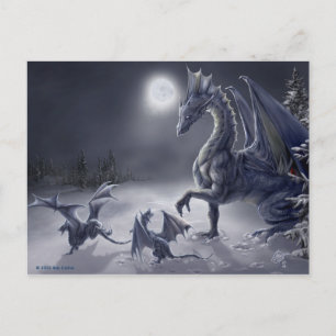 Cartão postal de Dia da Neve