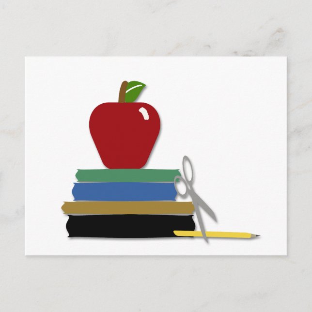 Cartão postal de dia escolar (Frente)