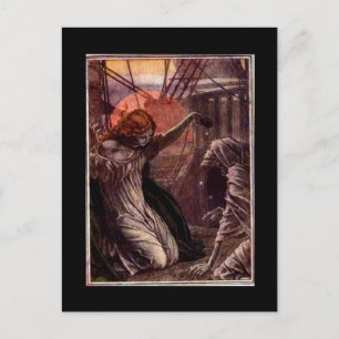 Cartão postal de Dice com Death