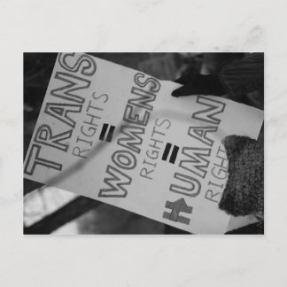 Cartão Postal de Direitos Trans