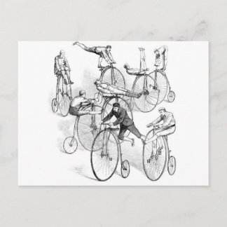 Cartão postal de Dispositivos de Dare Bicicleta de