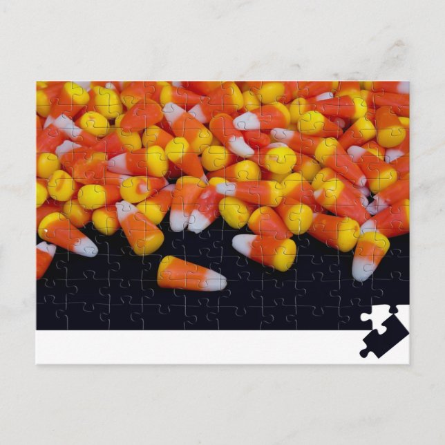 Cartão Postal de Doces de Milho Enigmáticos (Frente)