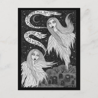 Cartão postal de dois fantasmas