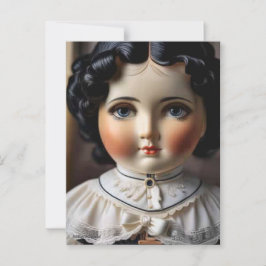 Cartão postal de Doll Antiquado Vintage - Charme N