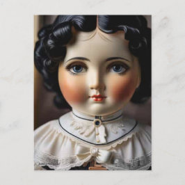 Cartão postal de Doll Antiquado Vintage - Charme N
