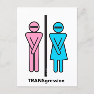 Cartão postal de Donald Trump TRANSgression pré-en