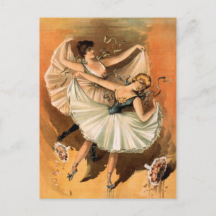 Cartão postal de duas Ballerinas