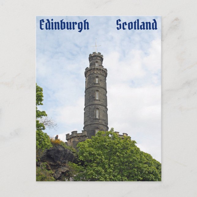 Cartão postal de Edimburgo, Escócia (Frente)