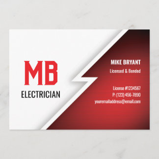 Cartão postal de Eletricista/Empresa Elétrica
