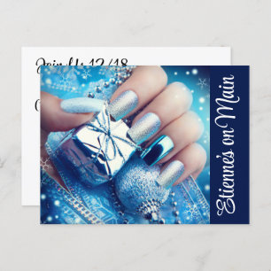 Cartão-postal de empresa de férias / Convite