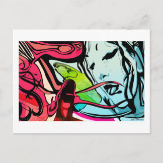 Cartão postal de ensaio em cruel